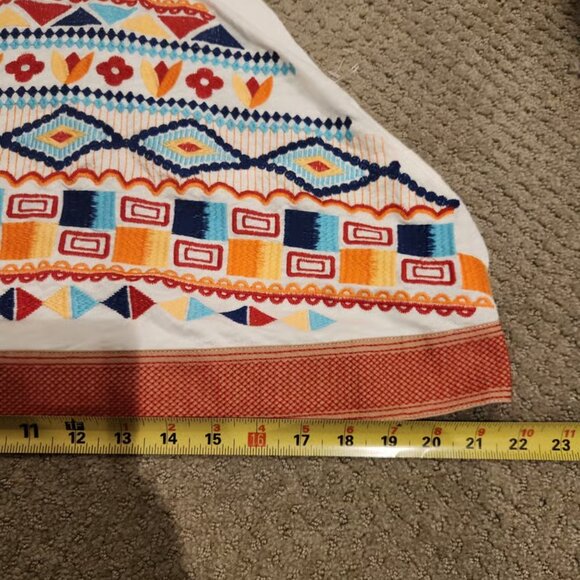 NEW Altar'd State White Embroidered Tie Open Back Halter Small - BENEFITS RESCUE - Picture 5 of 8